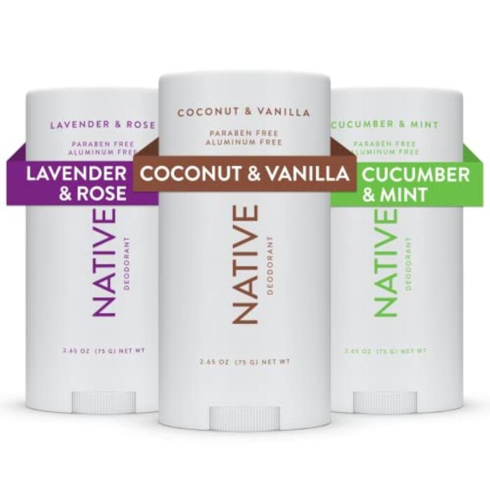 Native Natural Deodorant – Classic Scent (3‑Pack Stick, 2.65 oz Each)